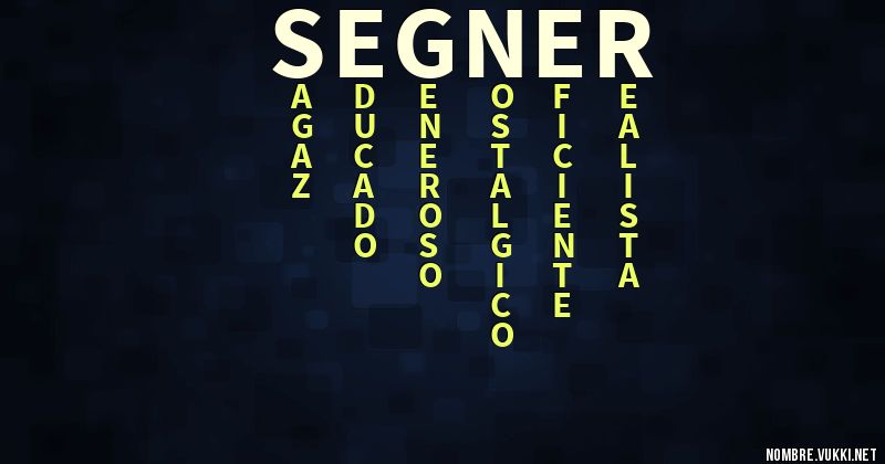 Segner Qué significa segner