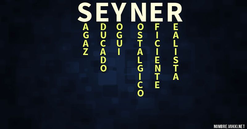 Acróstico seyner