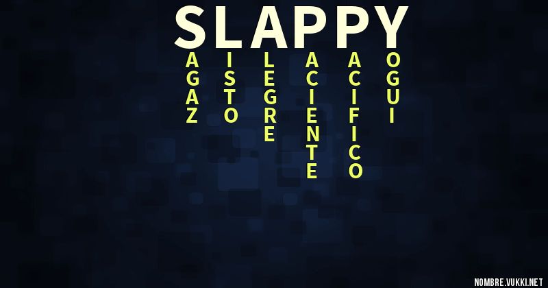 Acróstico slappy