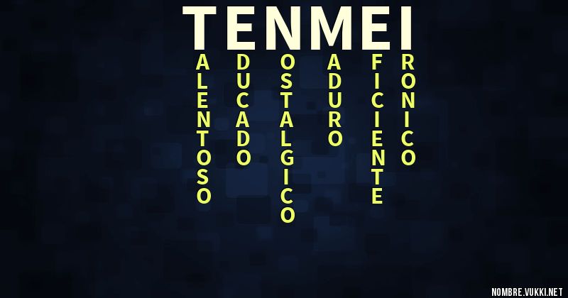 Acróstico tenmei