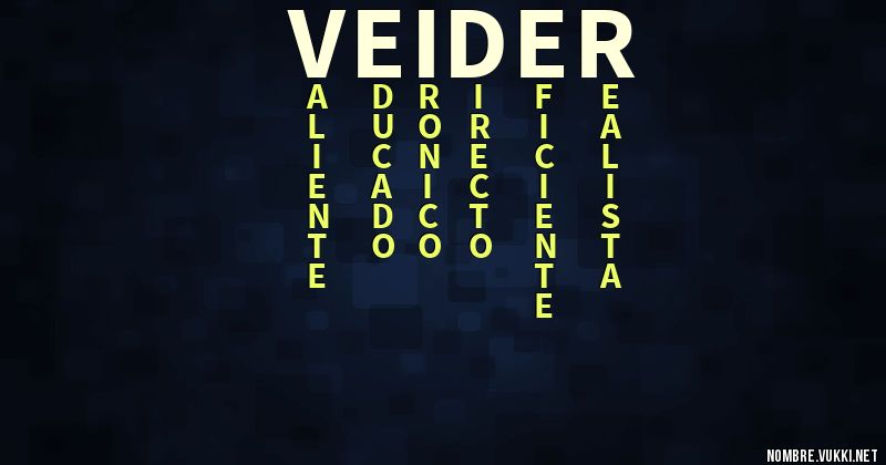 Acróstico veider