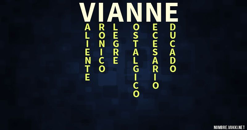 Acróstico vianne