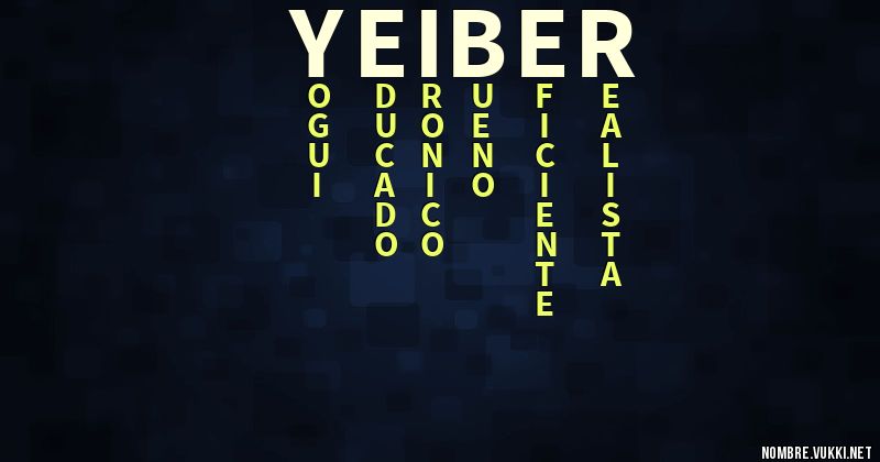 Acróstico yeiber