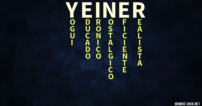 Acróstico yeiner