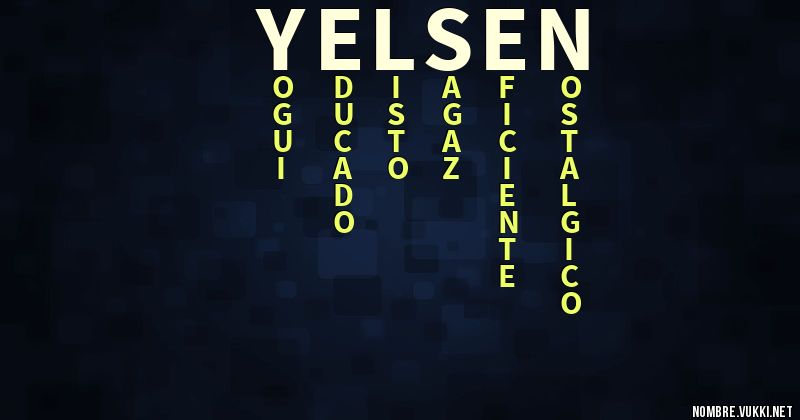 Acróstico yelsen