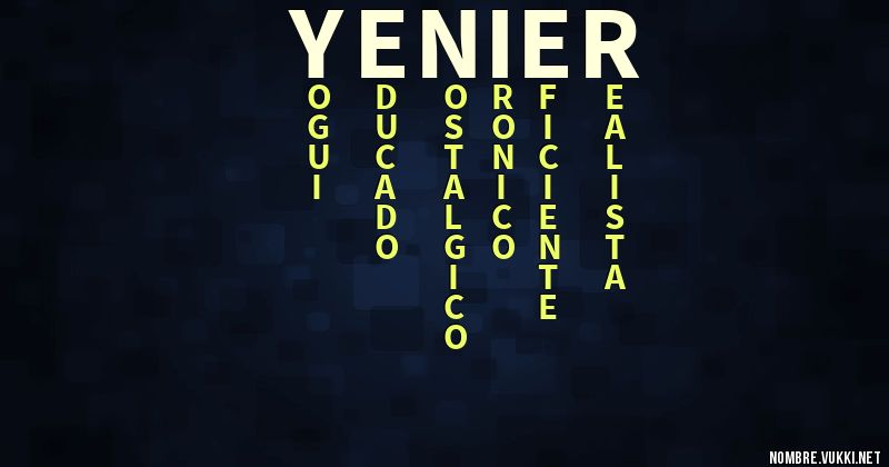 Acróstico yenier