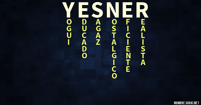 Acróstico yesner