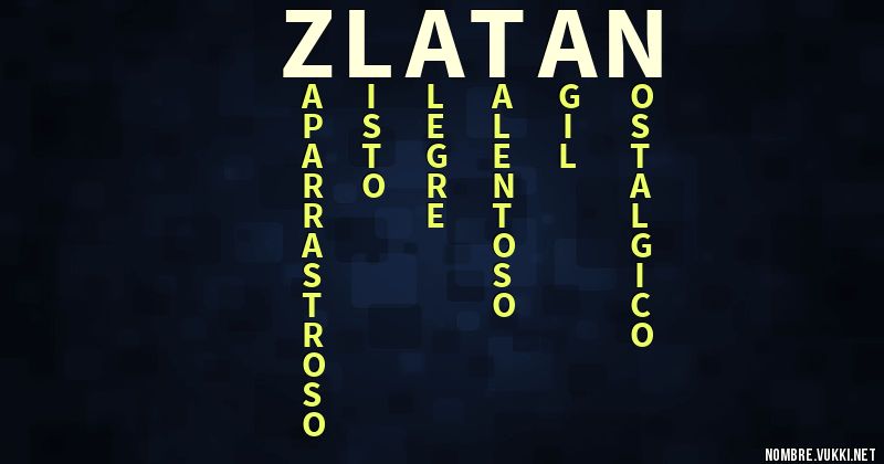 Acróstico zlatan