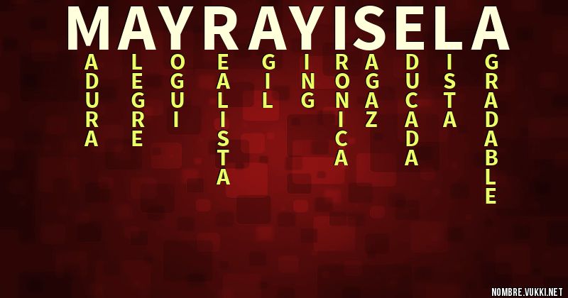 Acróstico mayra yisela