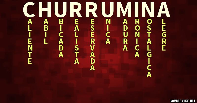 Acróstico churrumina