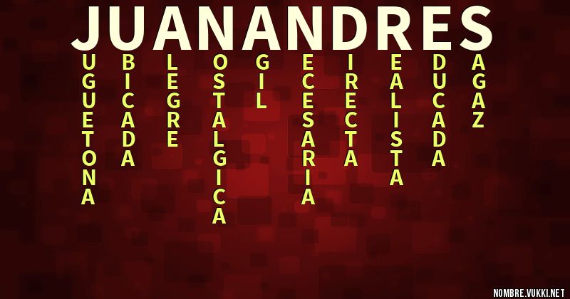 Acróstico juan andrés