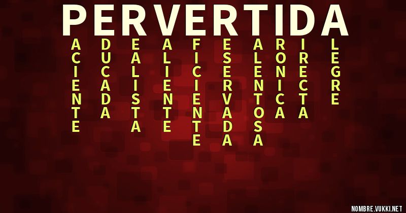 Acróstico pervertida