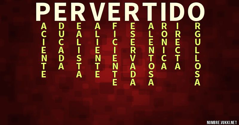 Acróstico pervertido