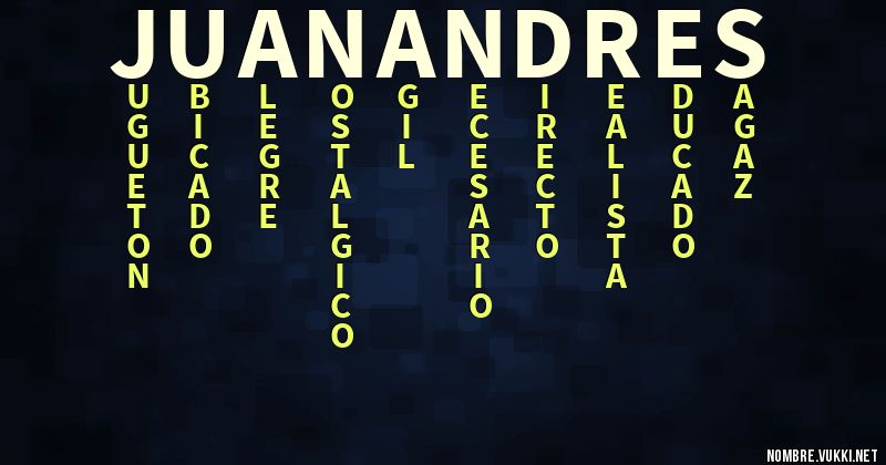 Acróstico juan andres