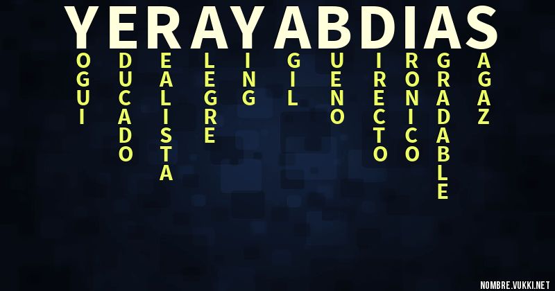 Acróstico yeray abdías