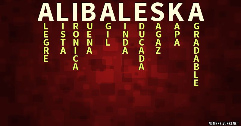 Acróstico alibaleska