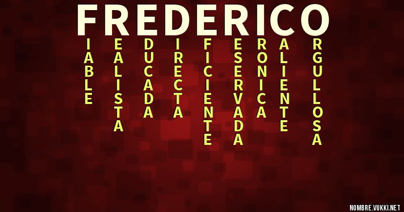 Acróstico frederico