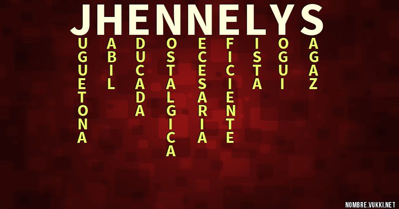 Acróstico jhennelys