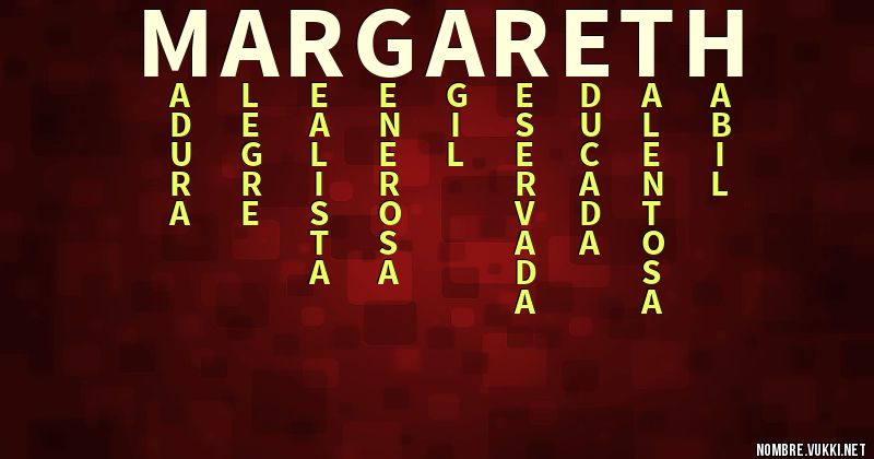 Acróstico margareth