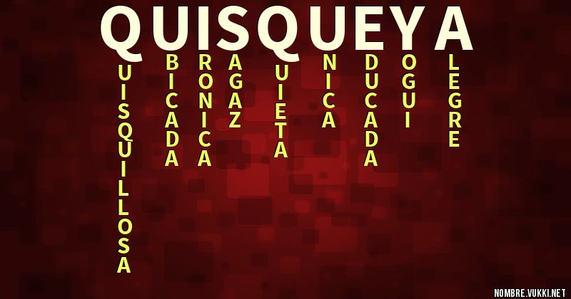 Acróstico quisqueya