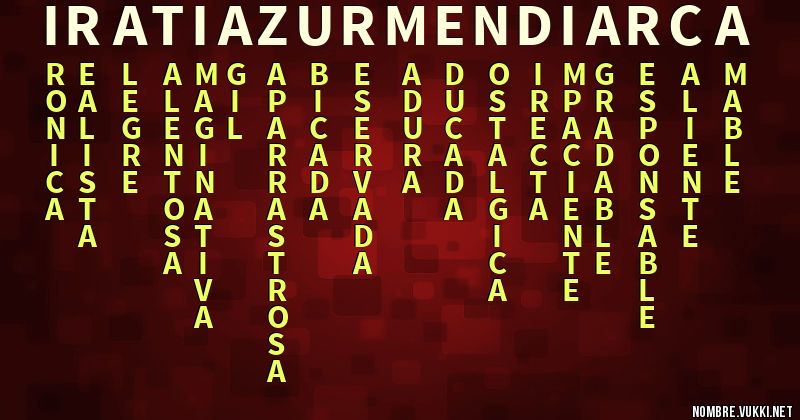 Acróstico irati azurmendi arca