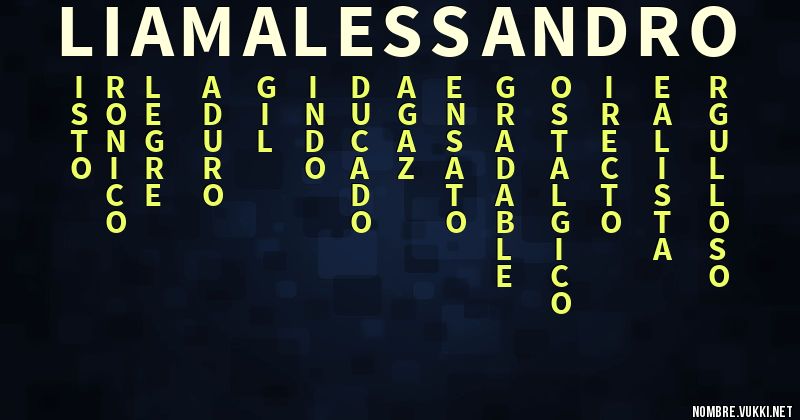 Acróstico liam alessandro