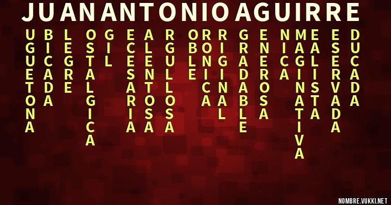 Acróstico juan antonio aguirre