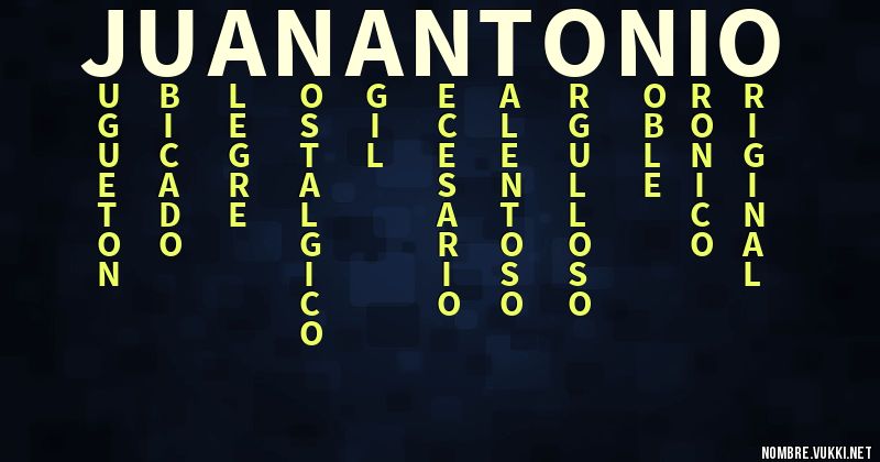 Acróstico juan antonio