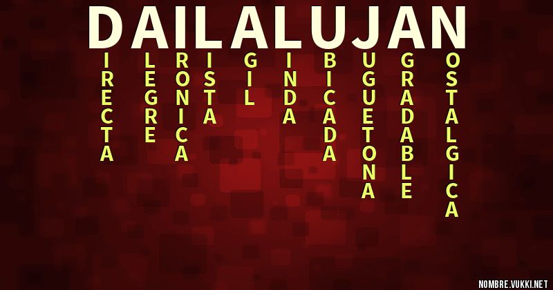 Acróstico daila lujan
