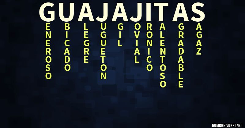 Acróstico guajajitas