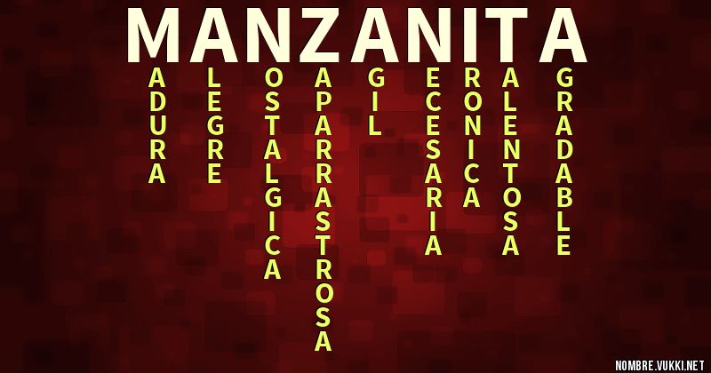 Acróstico manzanita