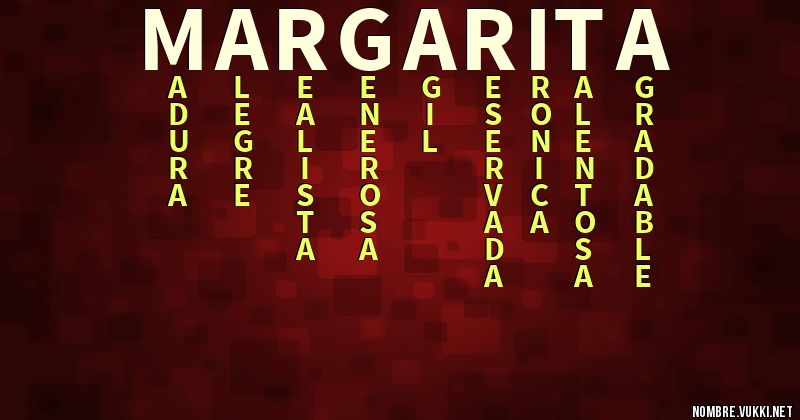 Acróstico marga rita