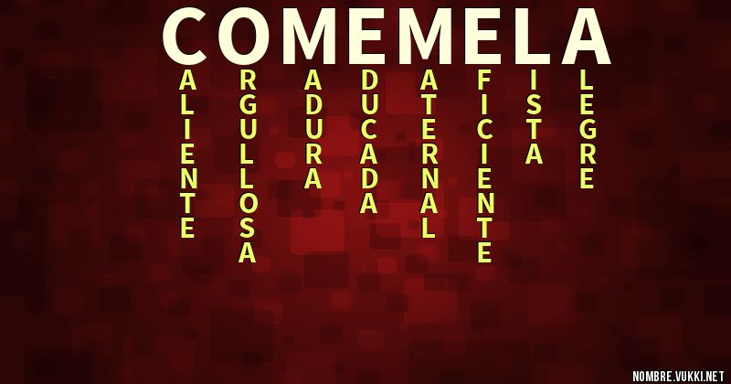 Acróstico comemela