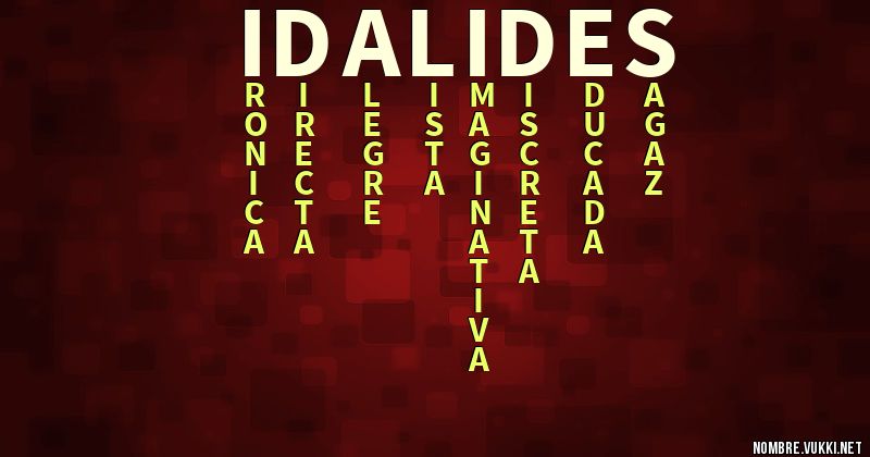 Acróstico idalides