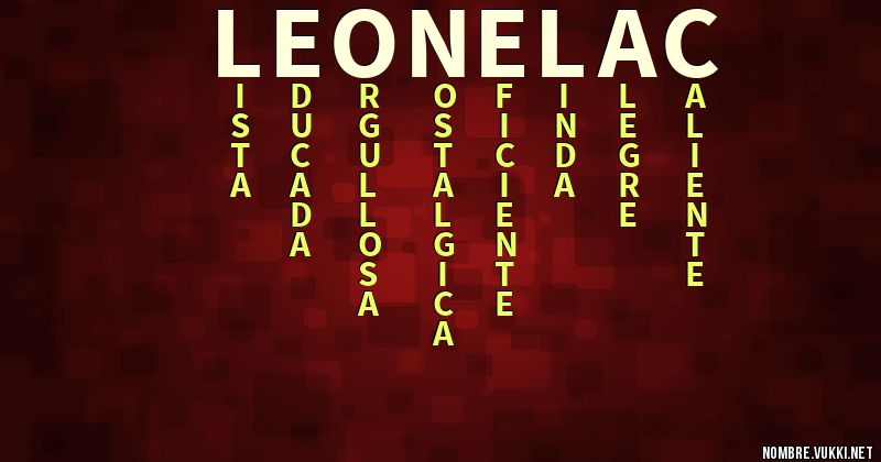 Acróstico leonelaÇ