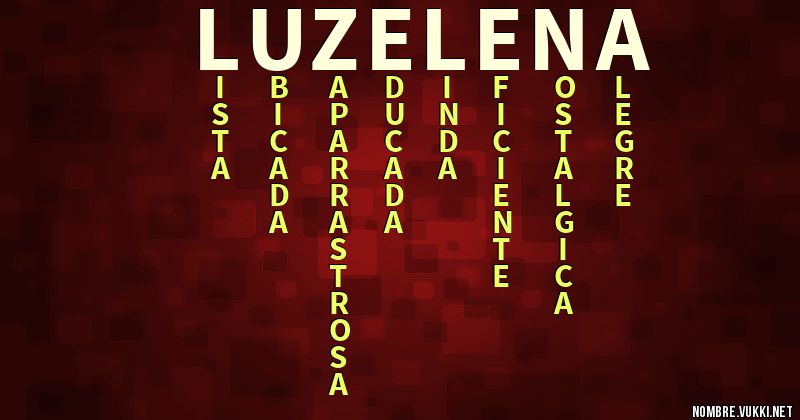 Acróstico luz elena