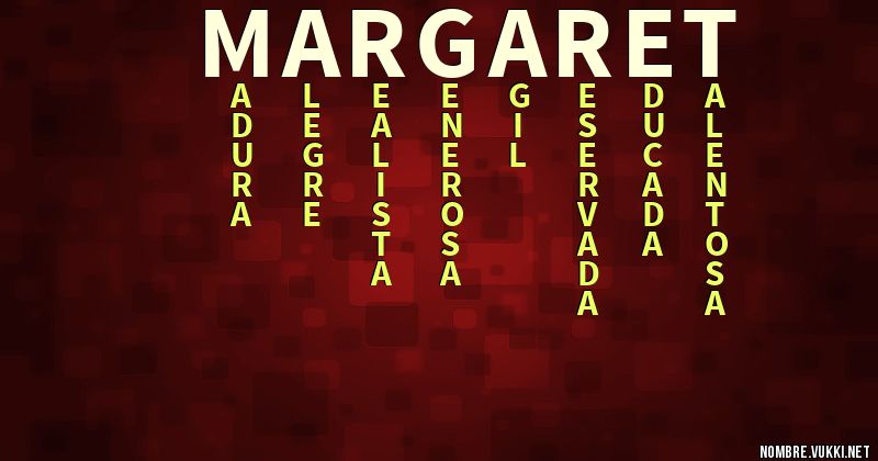 Acróstico margaret