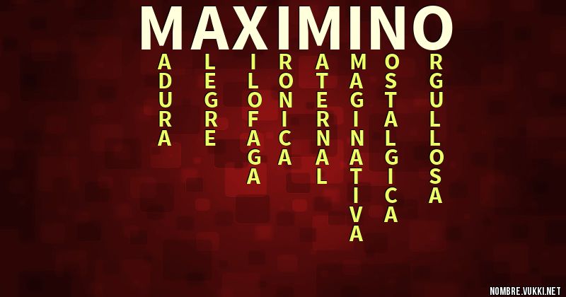 Acróstico maximino
