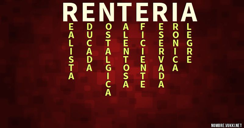 Acróstico renteria