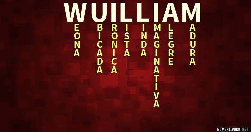 Acróstico wuilliam