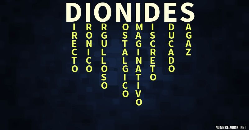 Que Dios Romano Eres Segun Tu Signo Qué significa dionides