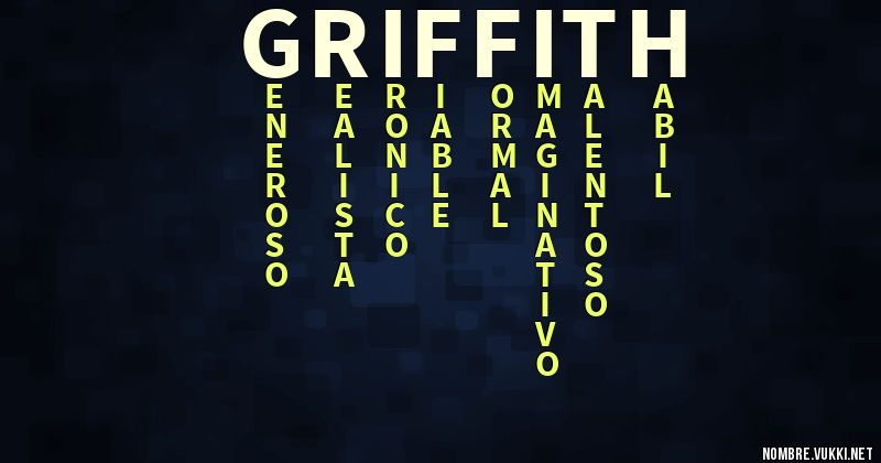 Acróstico griffith