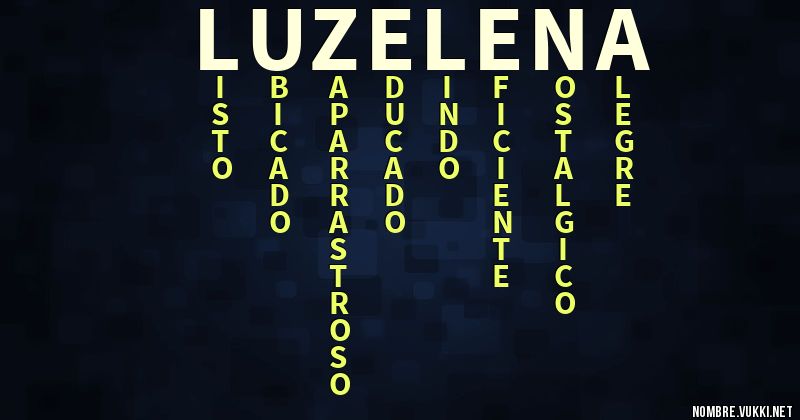 Acróstico luz elena