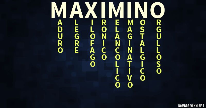 Acróstico maximino
