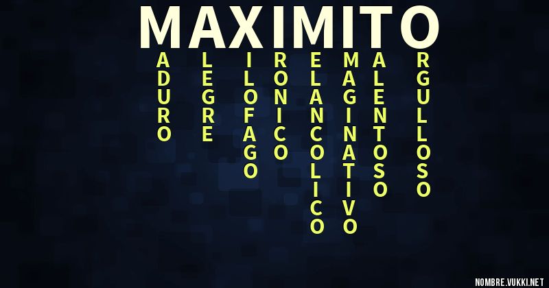 Acróstico maximito