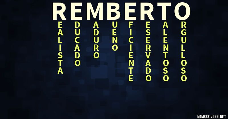 Acróstico remberto