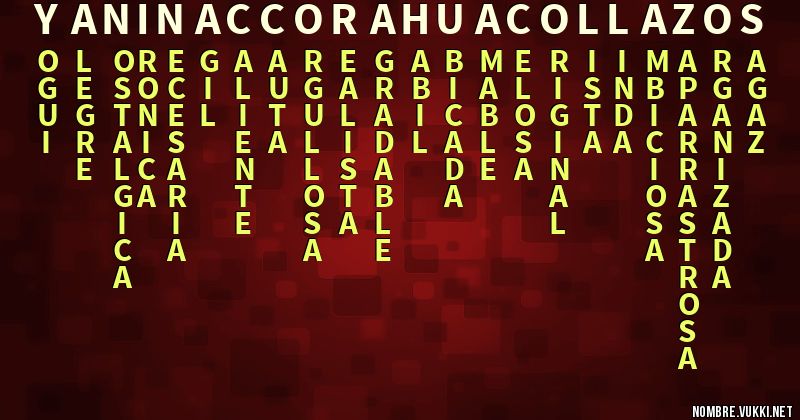 Acróstico yanina ccorahua collazos