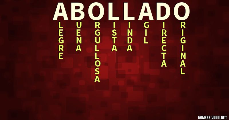 Acróstico abollado