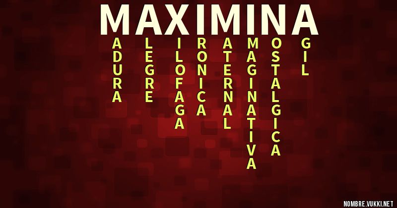 Acróstico maximina