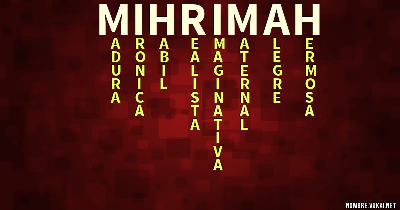 Acróstico mihrimah